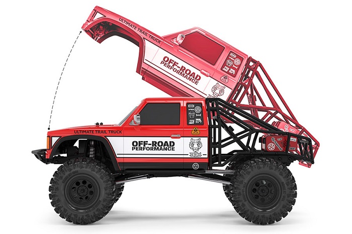 GMADE GS02 BOM 1/10 RC TRAIL TRUCK KIT - Πατήστε στην εικόνα για να κλείσει