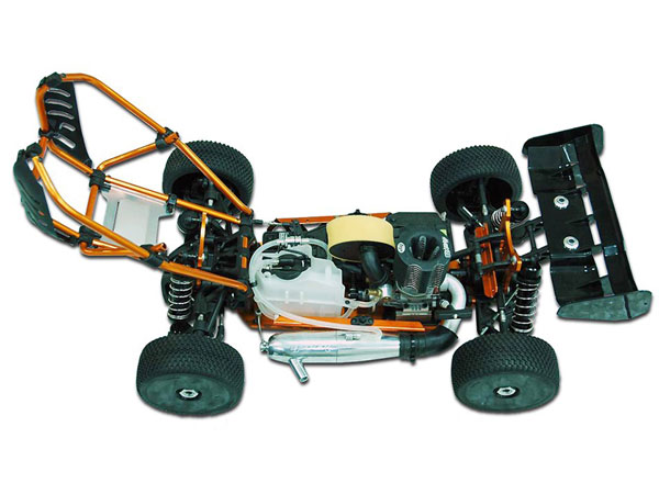 HoBao Hyper Cage Buggy RTR, MachStar .28 - Orange - Πατήστε στην εικόνα για να κλείσει