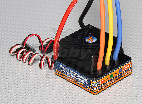 Hobby King 80A Sensored/Sensorless RC Car ESC (1:8/1:5) - Πατήστε στην εικόνα για να κλείσει