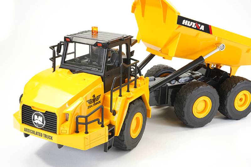 HUINA 1/16 2.4G 11CH RC DUMP TRUCK - Πατήστε στην εικόνα για να κλείσει