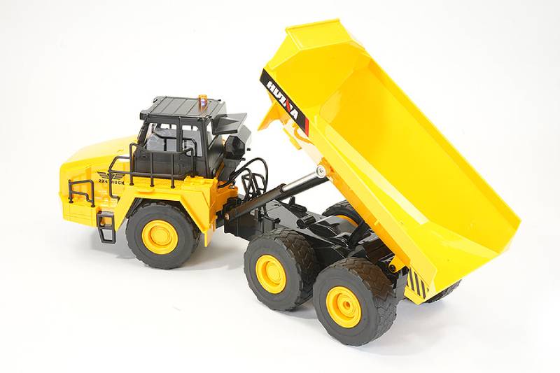 HUINA 1/16 2.4G 11CH RC DUMP TRUCK - Πατήστε στην εικόνα για να κλείσει