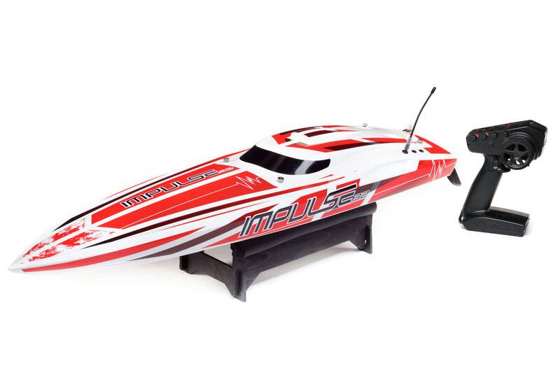 Pro Boat Impulse 32" Brushless RC Boat Deep-V RTR with Smart - Click Image to Close