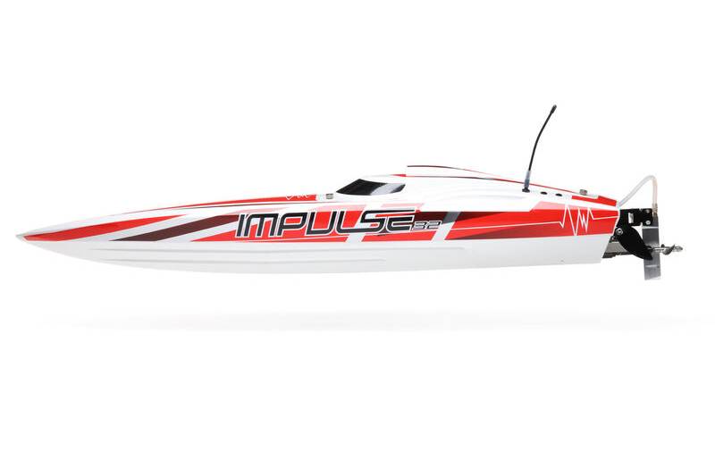 Pro Boat Impulse 32" Brushless RC Boat Deep-V RTR with Smart - Click Image to Close