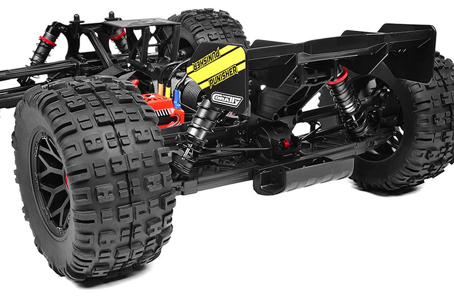 CORALLY PUNISHER XP 6S RC MONSTER TRUCK 1/8 LWB BRUSHLESS RTR - Click Image to Close