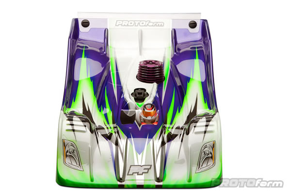 Protoform R15B 1/8th Circuit Clear Bodyshell - Click Image to Close