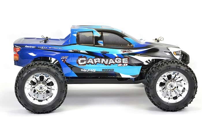 FTX CARNAGE 2.0 1/10 BRUSHED RC TRUCK 4WD RTR - BLUE - Click Image to Close