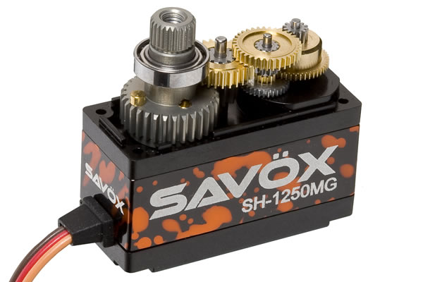 Savox SH-1250MG Micro Size Cyclic Servo - Click Image to Close