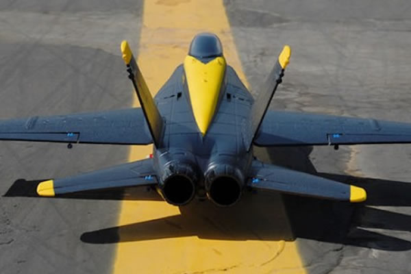 Top Gun F/A-18C Hornet Blue Angels 70mm Electric ARTF Jet RC - Πατήστε στην εικόνα για να κλείσει