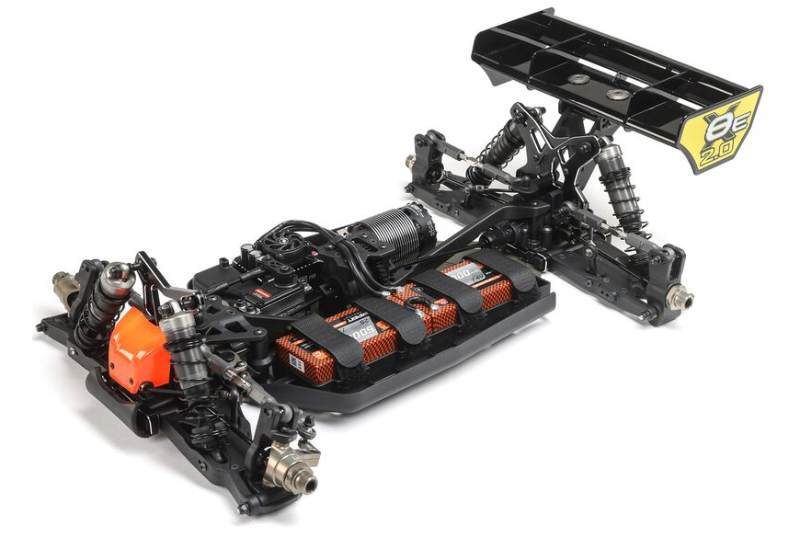TLR 1/8 8IGHT-X/E 2.0 Combo 4WD Nitro/Electric Race Buggy Kit - Πατήστε στην εικόνα για να κλείσει