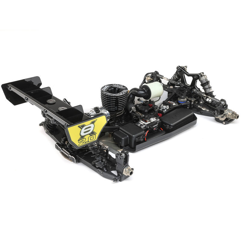 TLR 1/8 8IGHT-X/E 2.0 Combo 4WD Nitro/Electric Race Buggy Kit - Click Image to Close