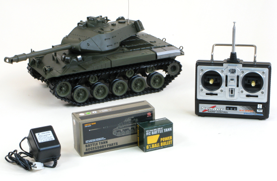 Bulldog 1/16th Smoking Radio Controlled (RC) Tank - Πατήστε στην εικόνα για να κλείσει