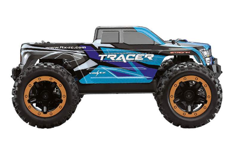 FTX TRACER 1/16 4WD MONSTER TRUCK RTR - BLUE - Click Image to Close