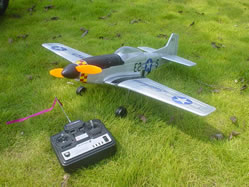 P51-D Warbird 4CH Electric Radio Controlled Airplane (RC) - Πατήστε στην εικόνα για να κλείσει