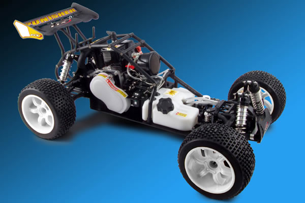 FTX Punisher 1/5th Scale 4WD RTR Buggy with 23CC Petrol Engine - Click Image to Close