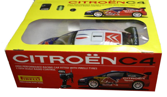 1:10th scale licensed radio control car - citroen c4 - Click Image to Close