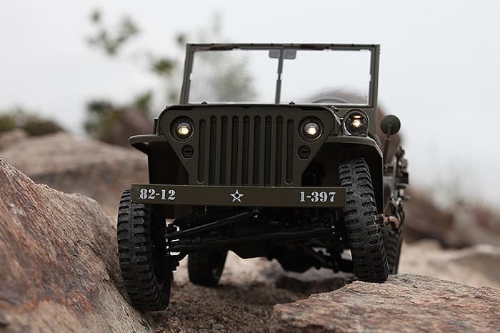 RC Car 1/6 Willys Jeep ROC Hobby - Military Scaler RTR - Πατήστε στην εικόνα για να κλείσει