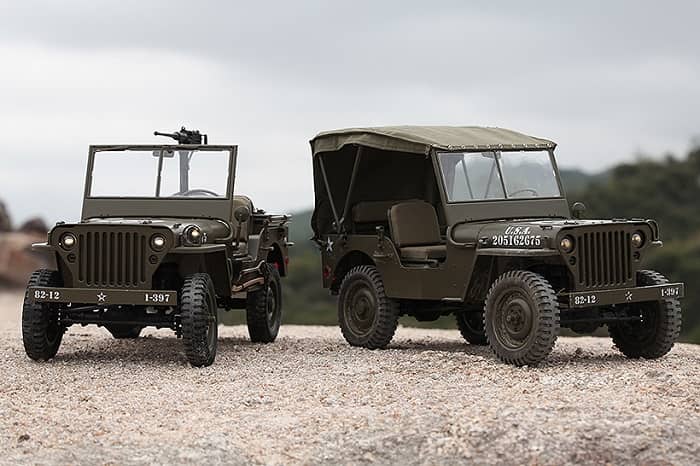 RC Car 1/6 Willys Jeep ROC Hobby - Military Scaler RTR - Πατήστε στην εικόνα για να κλείσει