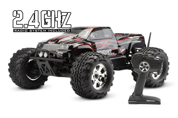 HPI Savage Flux, 1/8 Electric/EP (Brushless) RC Truck - RTR (2.4 - Πατήστε στην εικόνα για να κλείσει