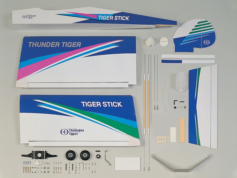 TIGER STICK 40S - ΤΗΛΕΚΑΤΕΥΘΥΝΟΜΕΝΟ ΑΕΡΟΠΛΑΝΟ - KIT - Πατήστε στην εικόνα για να κλείσει