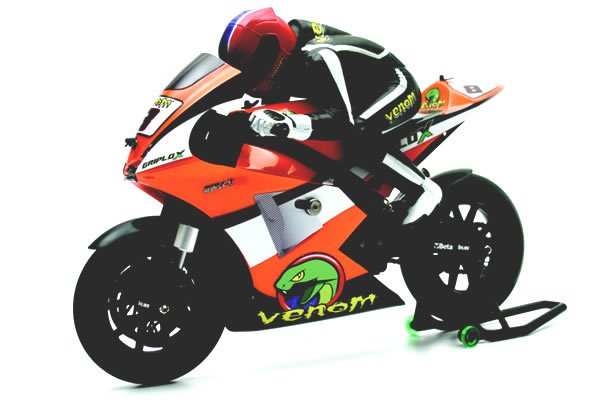 Venom GPV-1 RTR RC Motorcycle - Τηλεκατευθυνόμενη Μοτοσυκλέτα Κλ - Πατήστε στην εικόνα για να κλείσει