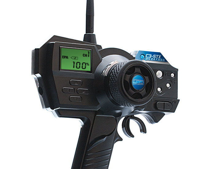 LRP C3-STX Pro 2.4GHz F.H.S.S. 100mW Radio Set - Click Image to Close