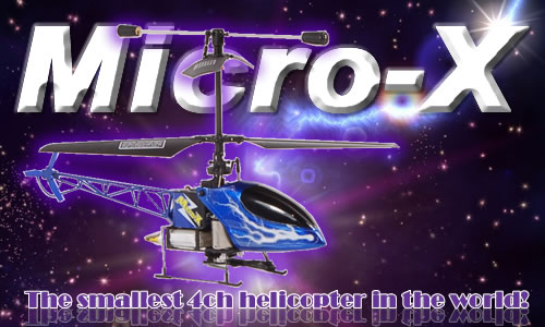 MicroX - The worlds smallest 4 channel helicopter