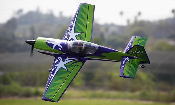 Large Scale (1.4m) MX2 Blue RC Planes RTF - 2.4GHz - Πατήστε στην εικόνα για να κλείσει