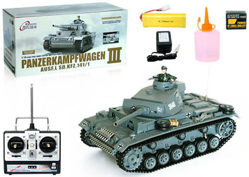 1/16 PanzerKampfwagen RC Tank With Smoke And Sound - Click Image to Close