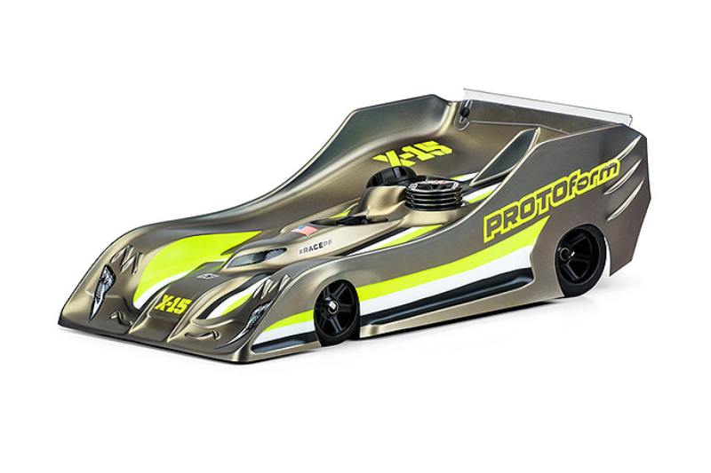 PROTOFORM X15 BODY FOR 1/8 ON ROAD - LIGHTWEIGHT