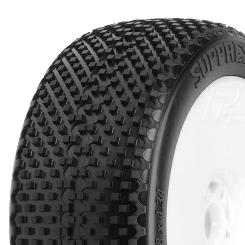 PROLINE SUPPRESSOR X2 PREMOUNT LIGHTWEIGHT WHITE WHEELS (2) - Πατήστε στην εικόνα για να κλείσει