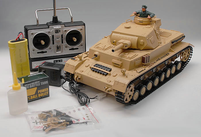 1/16 DAK Pz.Kpfw.IV RC Tank With Smoke, Lighting & Sound