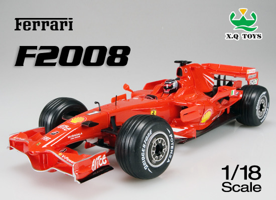 XQ Toys (XQ097-18) 1/18 Ferrari F2008 F1 (Raikkonen) Licensed Ra - Πατήστε στην εικόνα για να κλείσει
