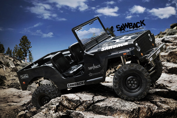 Gmade Sawback 1/10 Scale RC Crawler Kit - Πατήστε στην εικόνα για να κλείσει