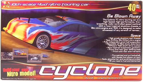 Cyclone Self Build Nitro RC Car Kit - Click Image to Close