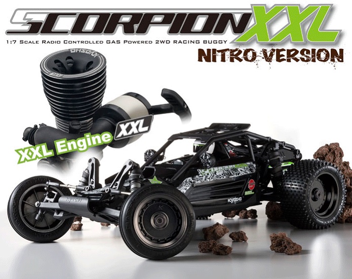 1/7 GP Scorpion XXL RC Buggy - Πατήστε στην εικόνα για να κλείσει