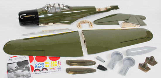 RC WARBIRDS - SEAGULL ZERO INC.RETRACTS (75-91) (SEA-123)