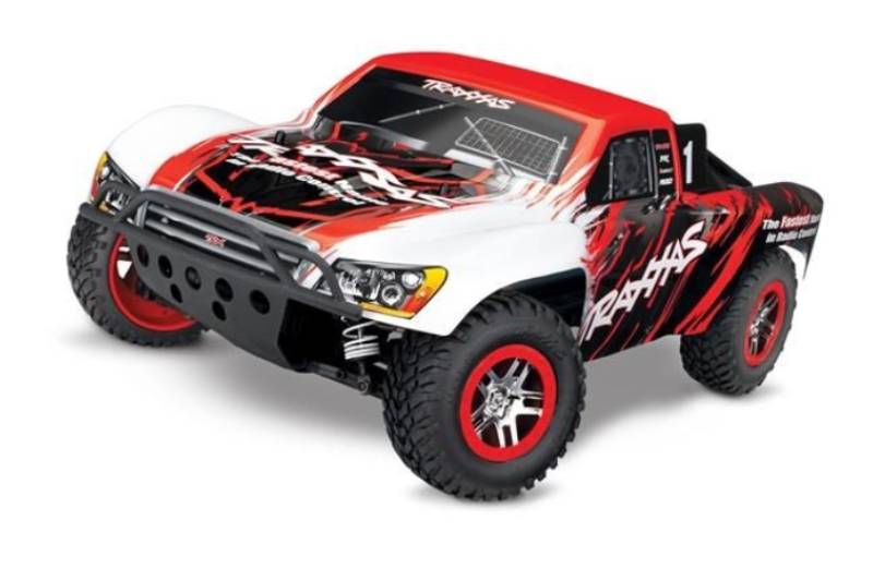 Traxxas Slash 4x4 VXL TQi TSM (no battery/charger), Red - Πατήστε στην εικόνα για να κλείσει