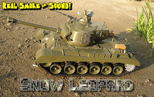 1/16 M26 Pershing Snow Leopard BB Radio Controlled Tanks - Click Image to Close