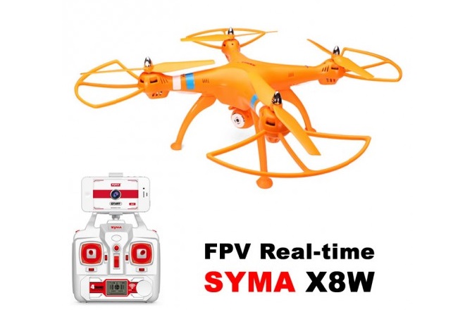 Syma X8W WiFi Real Time FPV Drone - Click Image to Close