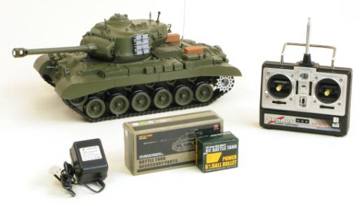 1/16 M26 Pershing Snow Leopard BB Radio Controlled Tanks - Click Image to Close