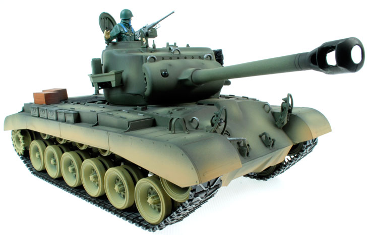 Taigen Hand Painted RC Tanks - Metal Upgrade - M26 Pershing - Πατήστε στην εικόνα για να κλείσει