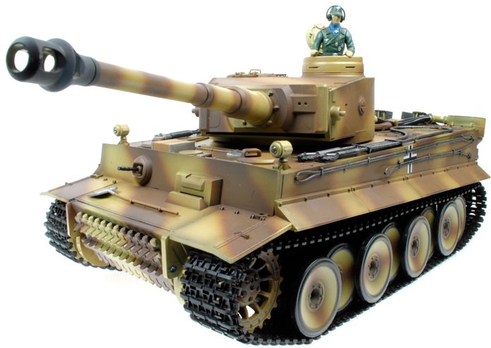 Taigen Hand Painted RC Tank - Tiger I - Click Image to Close