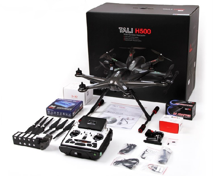 WALKERA TALI H500 Black Edtition RTF FPV F12E - ILook+ 3D Gimbal