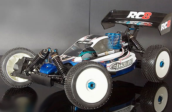 Team Associated RC8 - 4WD RC 1/8 Αγωνιστικό Buggy - Πατήστε στην εικόνα για να κλείσει