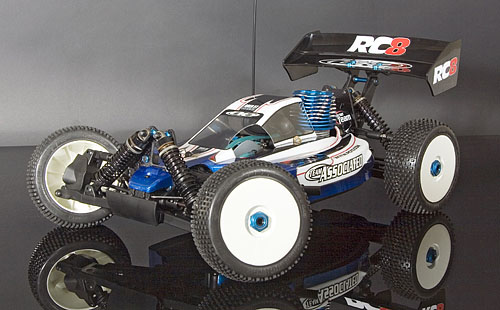 Team Associated RC8 - 4WD RC 1/8 Αγωνιστικό Buggy - Πατήστε στην εικόνα για να κλείσει