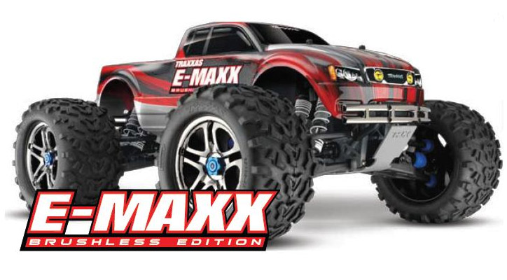 Traxxas E-Maxx 16.8V 4WD Monster Truck RTR, Brushless RC Model - Πατήστε στην εικόνα για να κλείσει