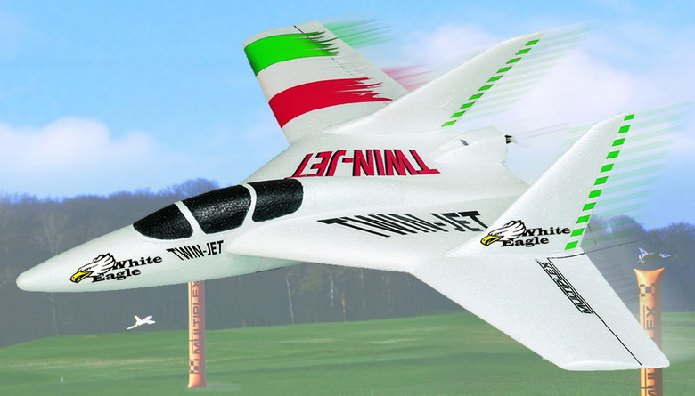 Kit Twin-Jet 480 Racer´s Edition White Eagle (RC) - Πατήστε στην εικόνα για να κλείσει