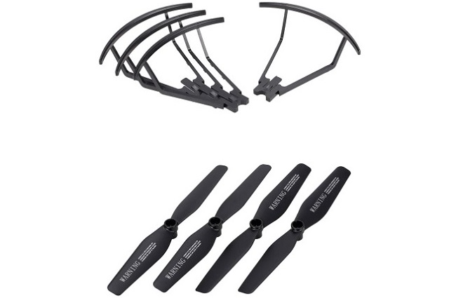 2 Pairs Propeller for VISUO XS809 XS809HW XS809W Foldable Drone - Πατήστε στην εικόνα για να κλείσει