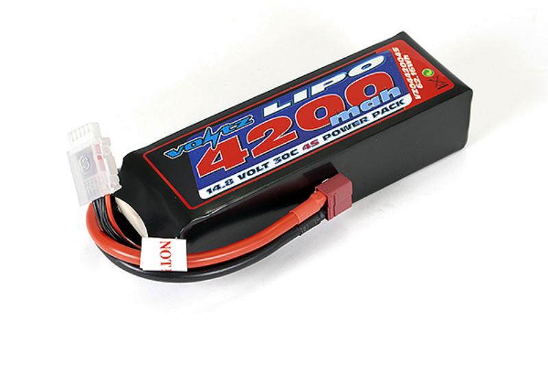 VOLTZ 4200MAH 14.8V 30C 4S LIPO BATTERY