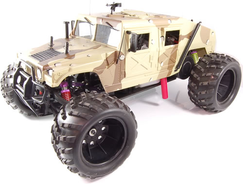 RC Models ShengQi 1/5 Scale Petrol Monster Truck (USED) - Click Image to Close